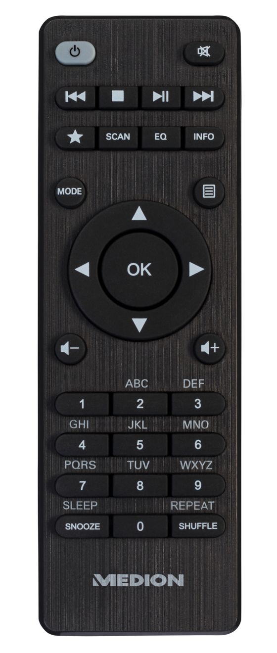 Life P85333 Bluetooth AM, DAB+, FM, MW Radio Internet  (Schwarz) 