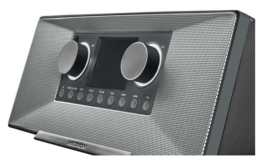 Life P85333 Bluetooth DAB+, FM Radio Internet  (Grau) 