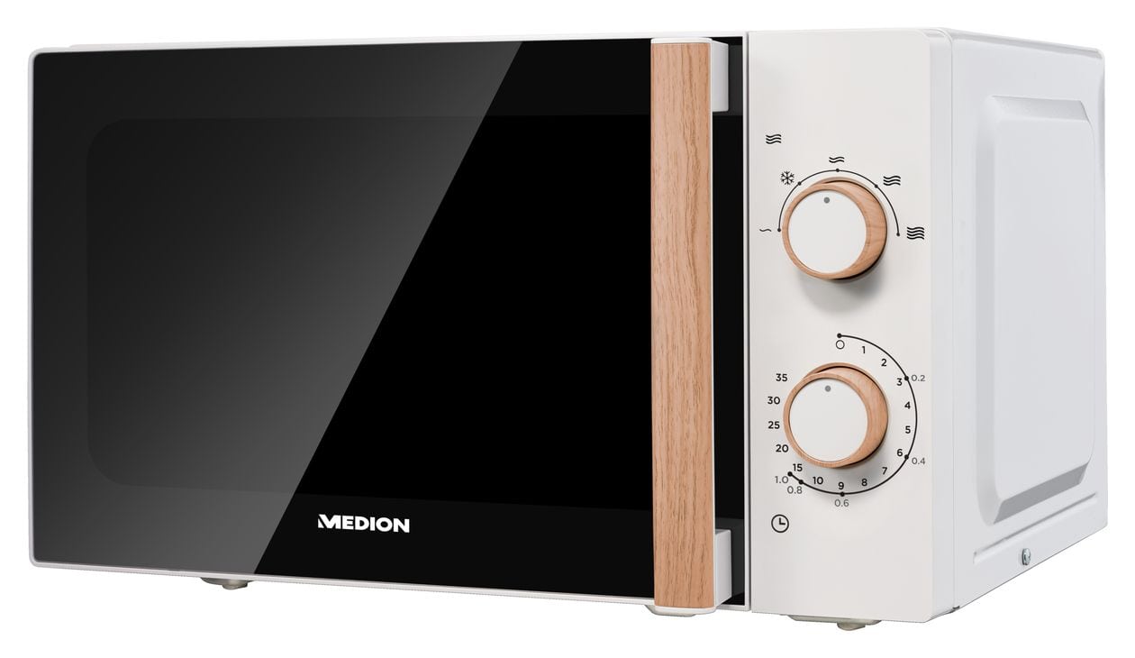 MD10596 Freistehende Mikrowelle 700 W Größe: klein 5 Stufen  (Weiß) 