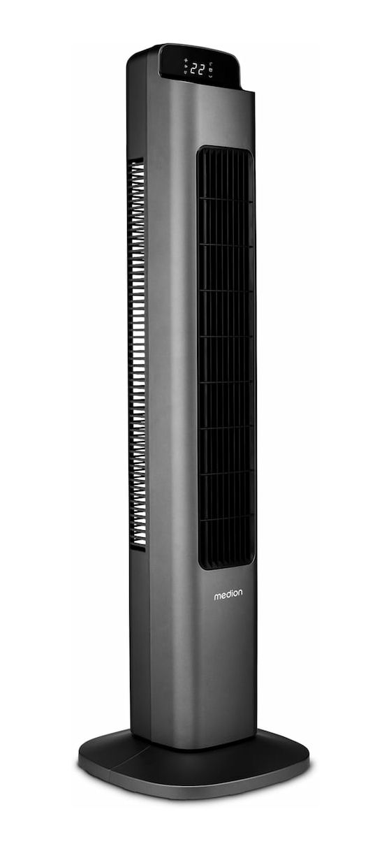 P15TF MD10809 Turmventilator Stand 54 dB  (Schwarz) 