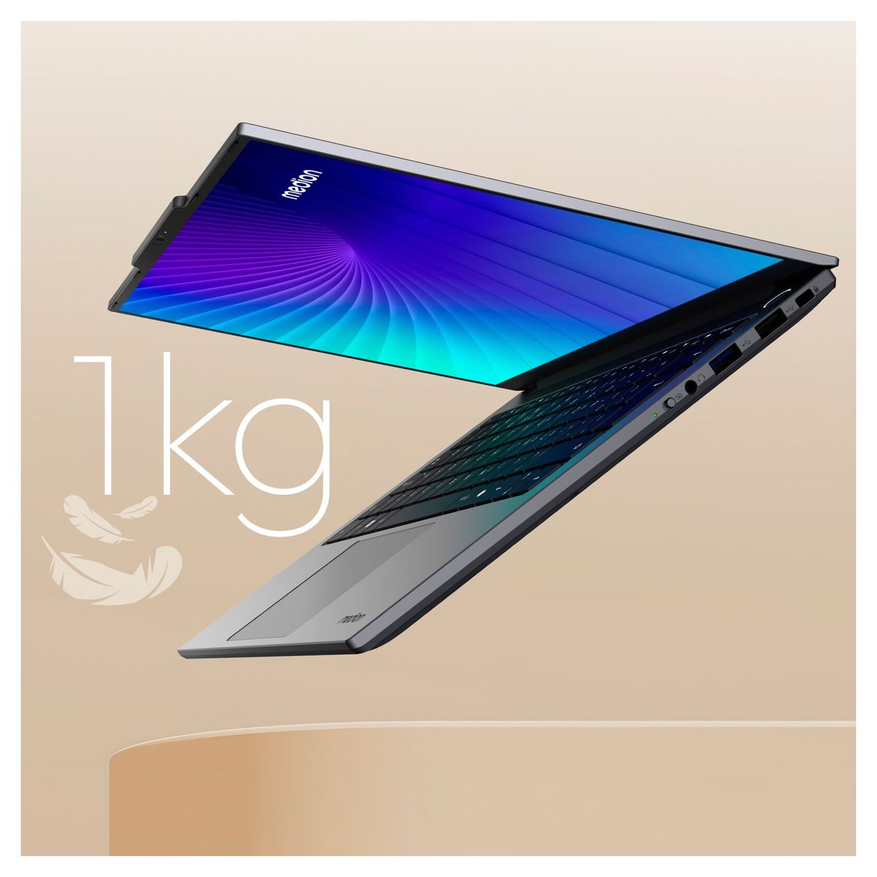 Signium 14S1 2K Ultra HD Notebook 35,6 cm (14 Zoll) 2880 x 1800 Pixel 16 GB Ram 512 GB SSD Windows 11 Home Intel Core 5 max. 5 GHz  (Schwarz) 