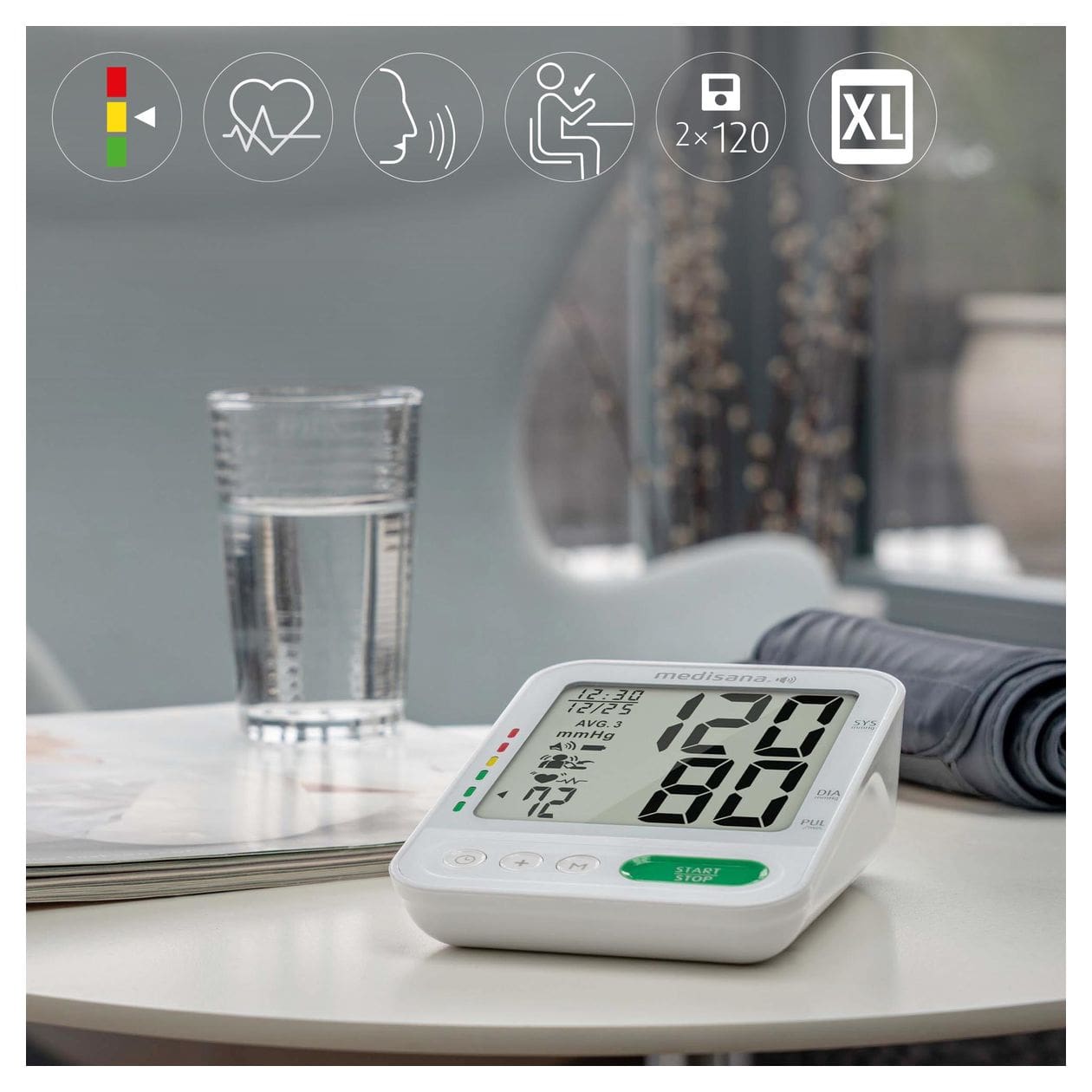 BU586 Oberarm Blutdruckmessgerät 