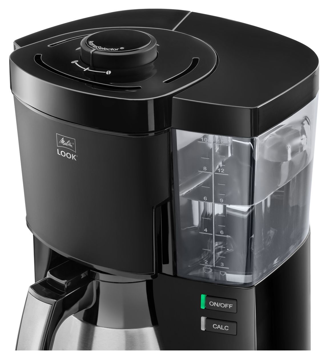 1025-12 Look Therm Timer 15 Tassen Thermo Filterkaffeemaschine 1,2 l  (Schwarz, Edelstahl) 