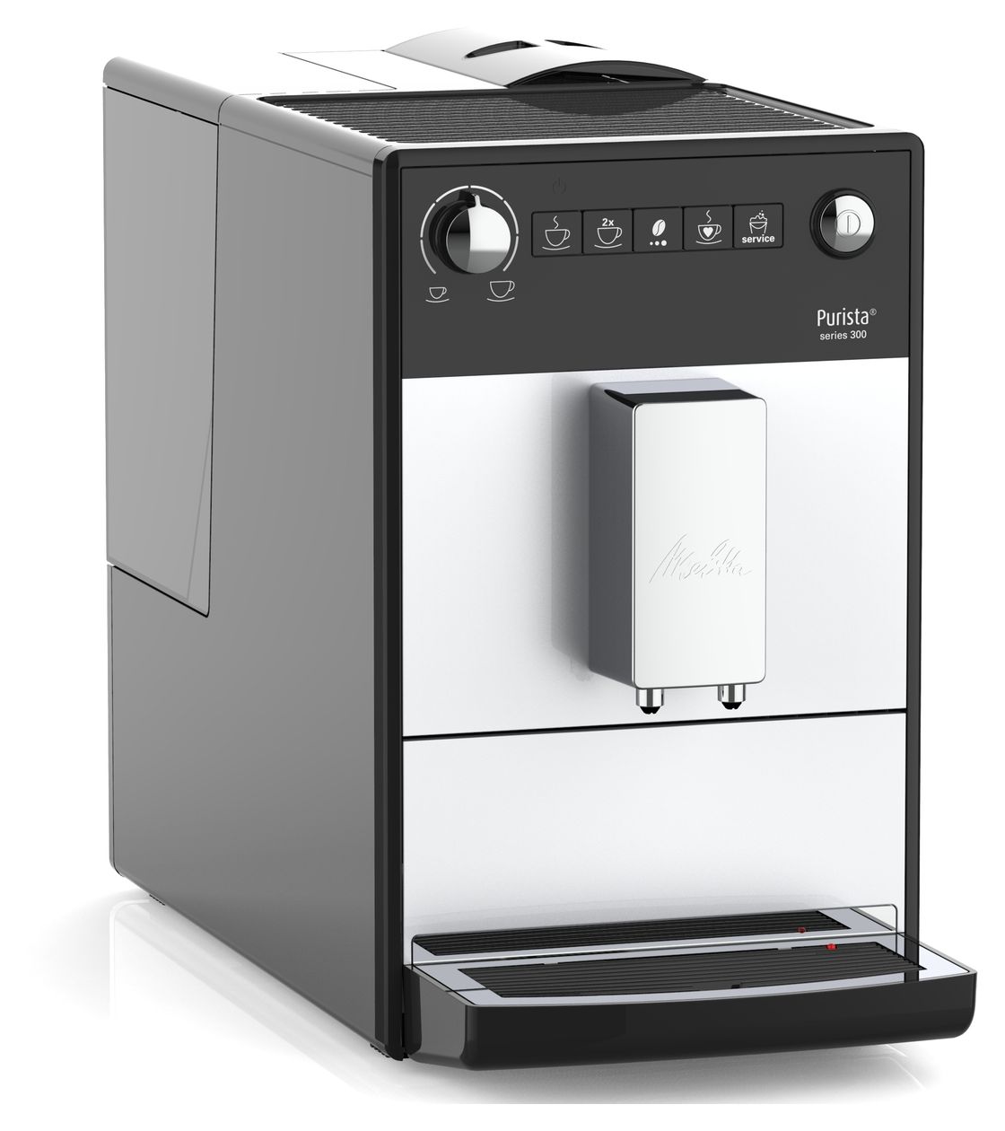 F230-101 Purista Kaffeevollautomat 15 bar 1,2 l  (Schwarz, Silber) 