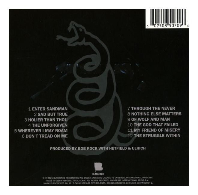 Metallica - Metallica (Remastered CD) 