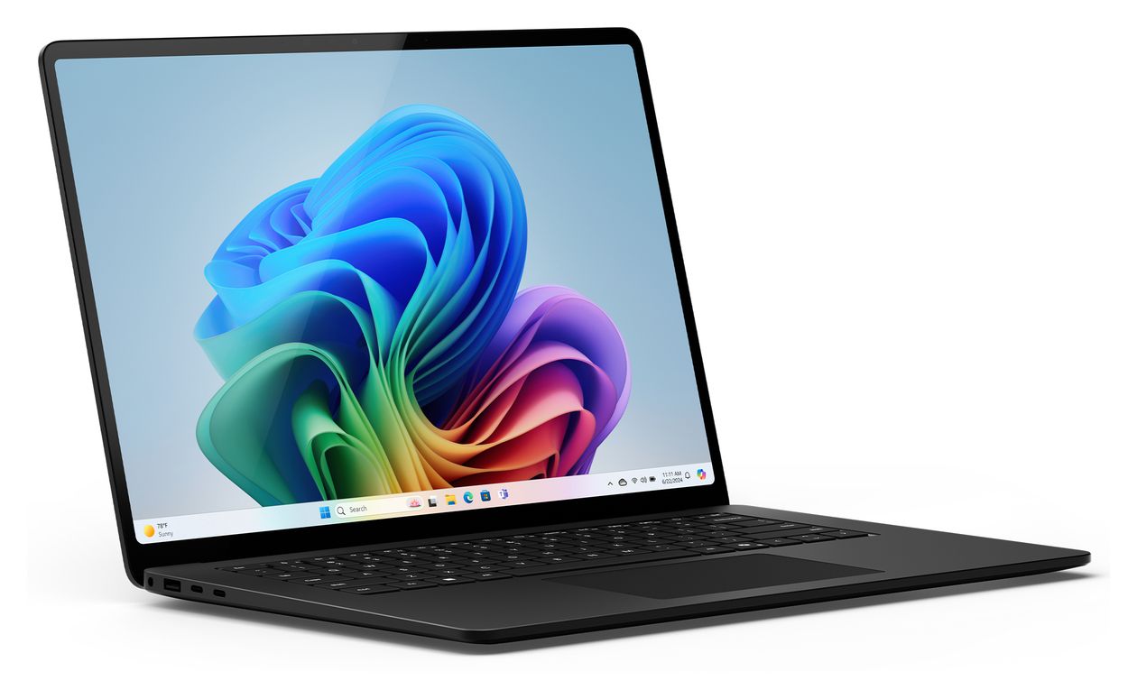 Surface Laptop 7 Notebook 38,1 cm (15 Zoll) Touchscreen 16 GB RAM 1 TB SSD Windows 11 Home Qualcomm Snapdragon  (Schwarz) 