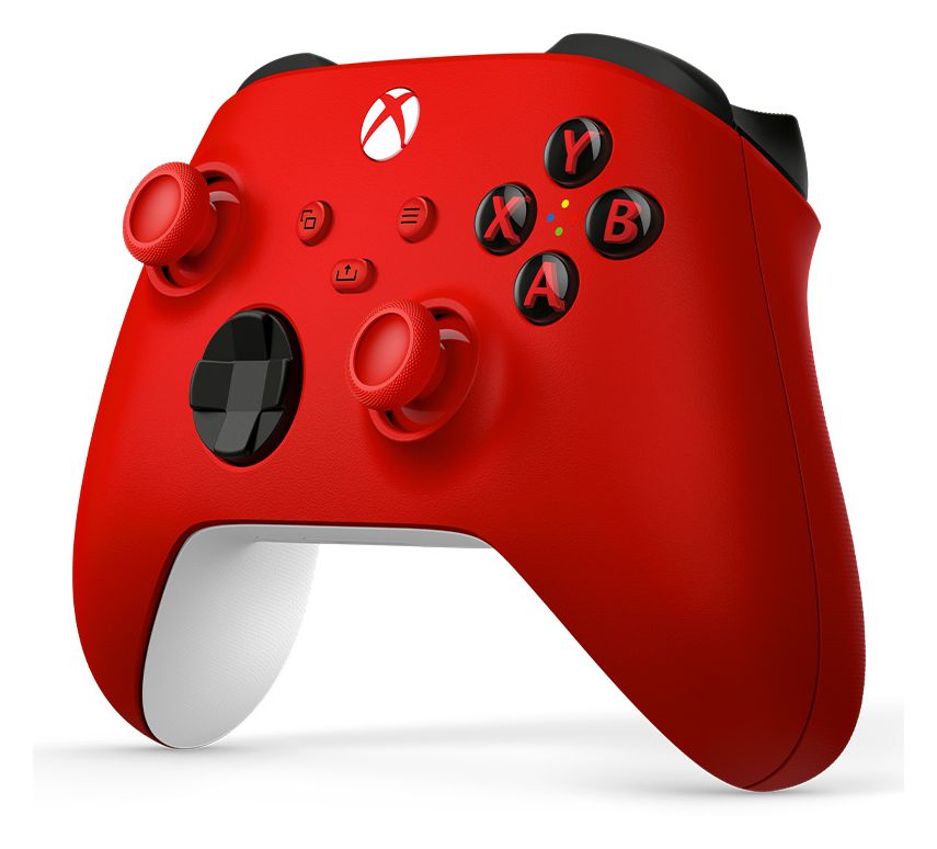 Xbox Wireless Controller Analog / Digital Gamepad für Android, PC, Xbox One, Xbox Series S, Xbox Series X, iOS  (Rot, Weiß) 