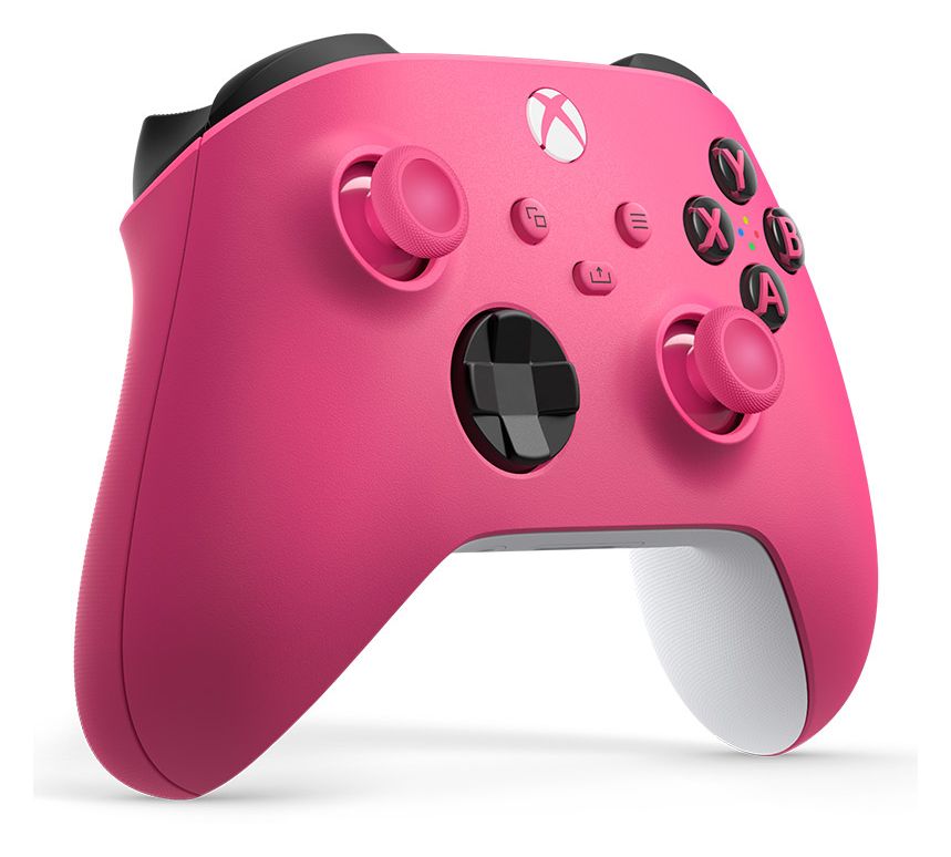 Xbox Wireless Controller Analog / Digital Gamepad für Xbox Series S, Android, Xbox Series X, iOS, PC  (Pink, Weiß) 