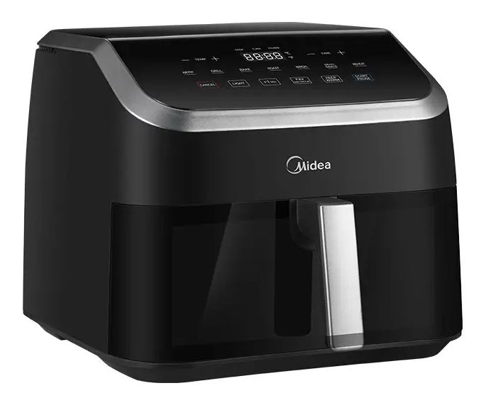 MAD85000ADK Doppel Heißluftfritteuse 9 l 2200 W  (Schwarz, Silber) 