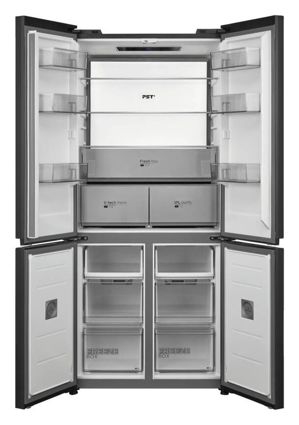 MDRM706BIE70 Side-by-Side Kühl-/ Gefrierkombination French Door 345 l / 170 l 307 kWh NoFrost 1910 mm x 833 mm  (Blau) 