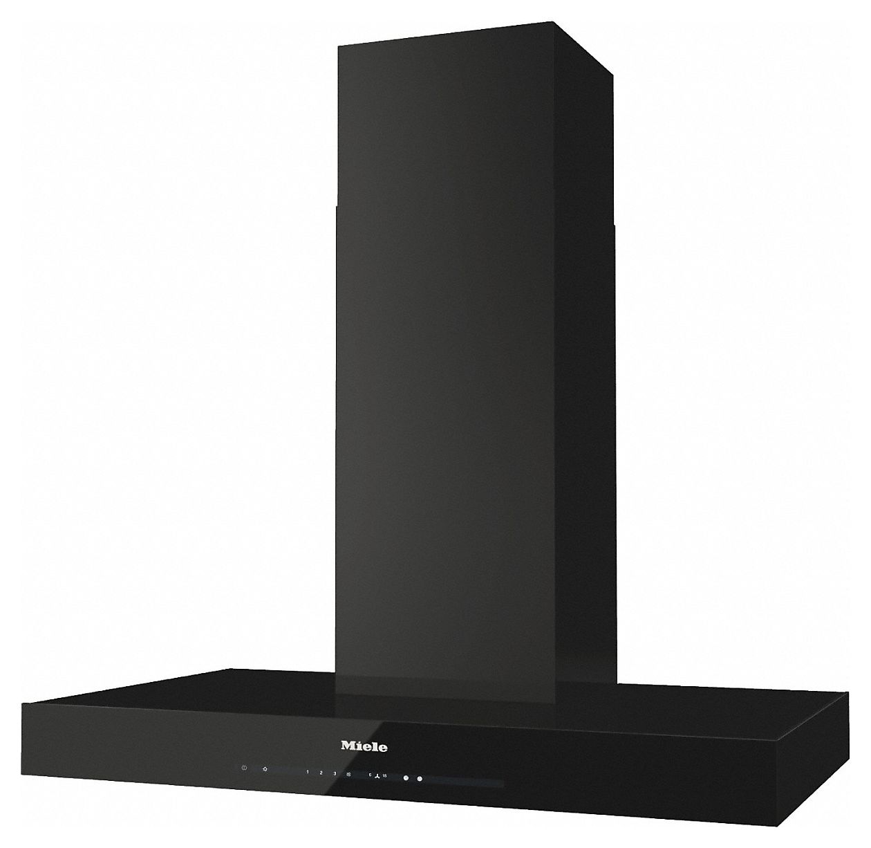 DA6698W Puristic Edition 6000 Abluft/Umluft Dunstabzugshaube/Esse Wand 90 cm (Schwarz) 