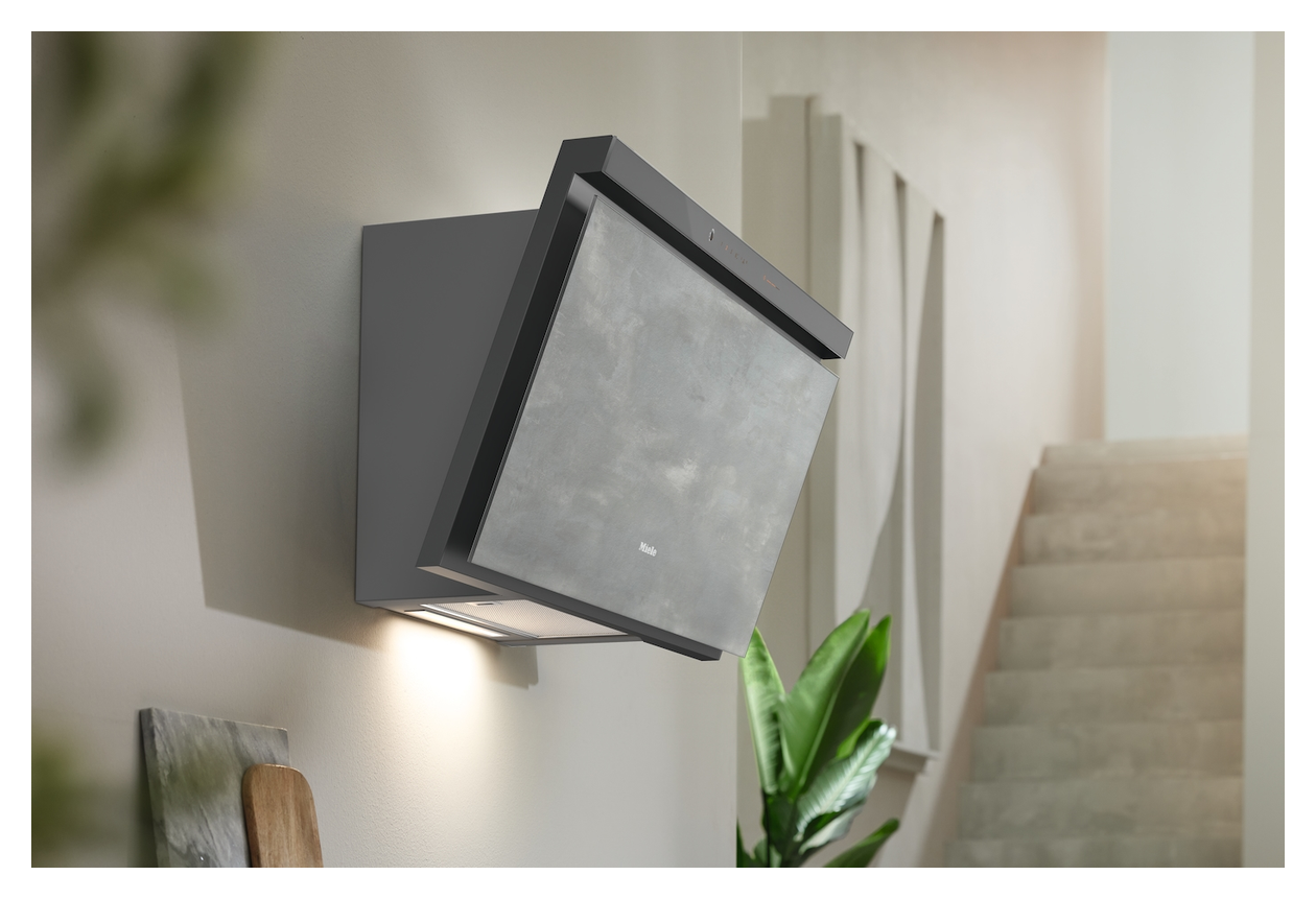DAH 970 Sienna Abluft/Umluft Dunstabzugshaube/Esse Wand 90 cm (Grau) 