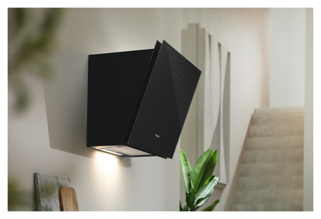 DAH2660 Escala Abluft/Umluft Dunstabzugshaube/Esse Wand 60 cm (Schwarz) 