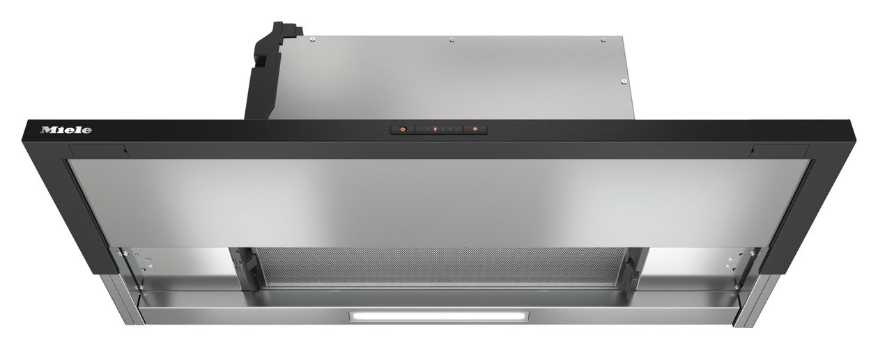 DAS2920 Abluft/Umluft Dunstabzugshaube/Esse Einbau 896 mm (Schwarz) 