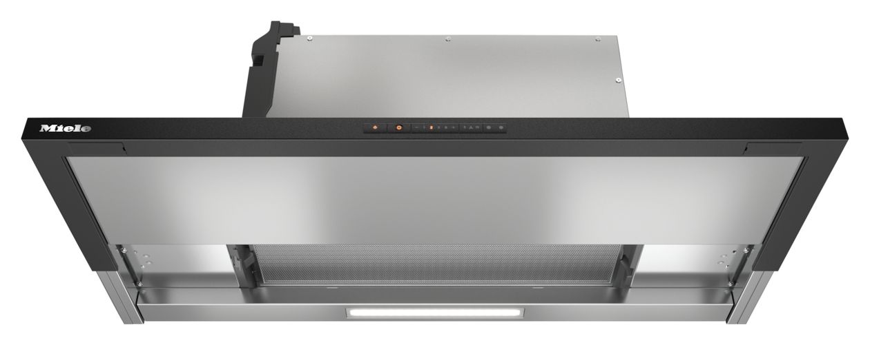 DAS4920 Abluft/Umluft Dunstabzugshaube/Esse Einbau 896 mm (Schwarz) 