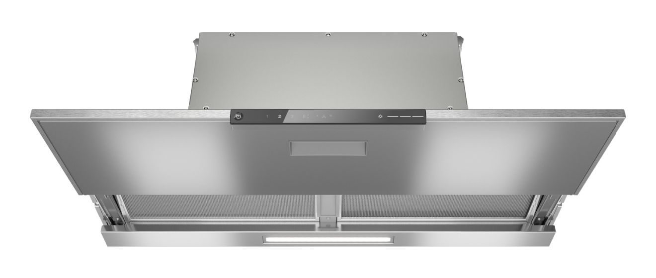 DAS8930 Abluft/Umluft Dunstabzugshaube/Esse Einbau 861 mm (Edelstahl) 