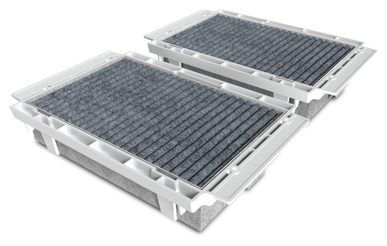 DKFS 31-S Sensitive AirClean-Filter mit Aktivkohle (Grau/Weiß) 