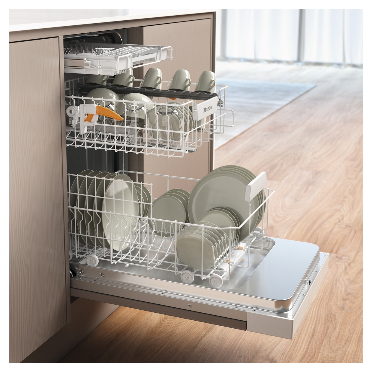 G5540SCi SL Active 45 cm Geschirrspüler teilintegriert (ohne Front) Leise 9 Maßgedecke Wärmetauscher & Auto Open 