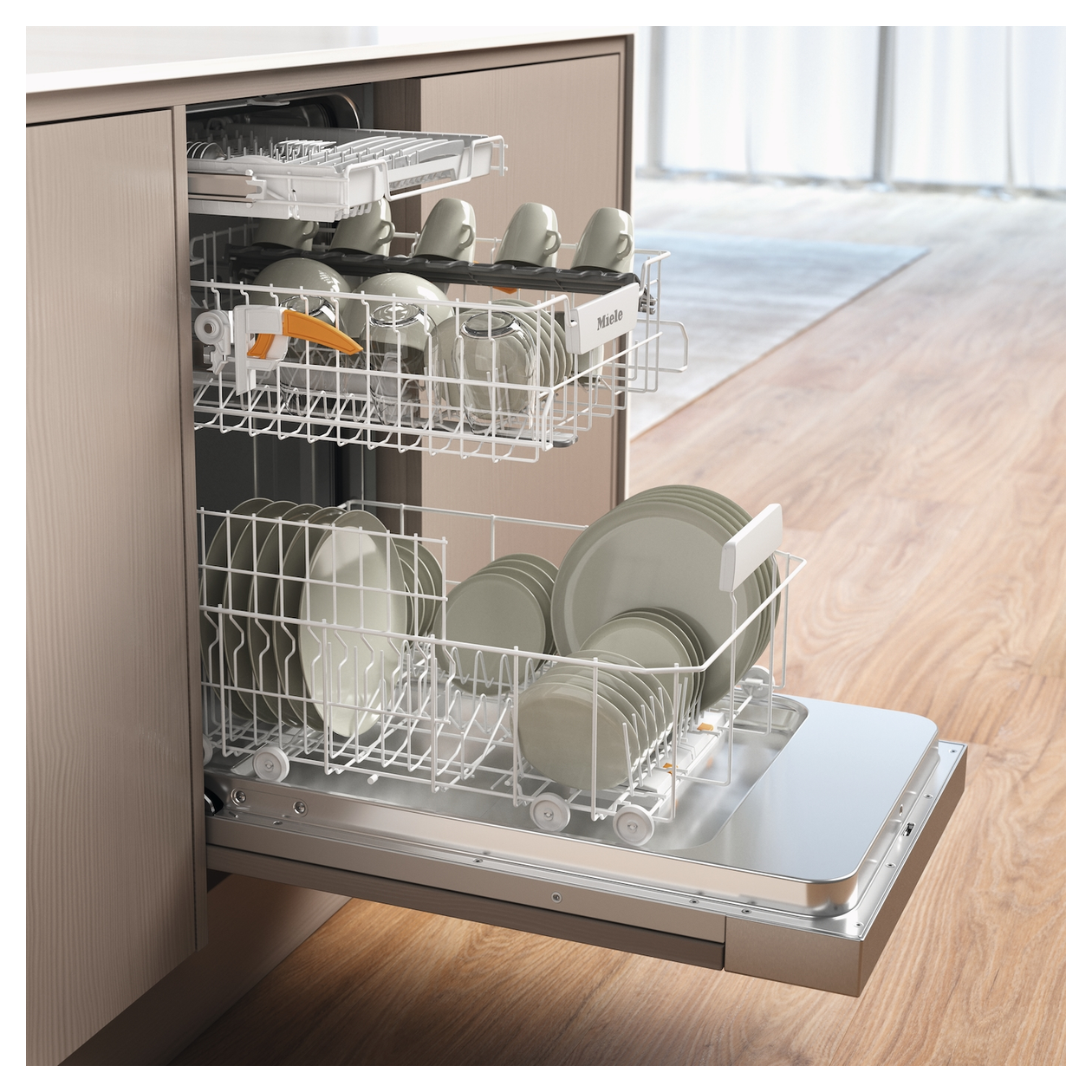 G5540SCi SL Active 45 cm Geschirrspüler teilintegriert (ohne Front) Leise 9 Maßgedecke Wärmetauscher & Auto Open 