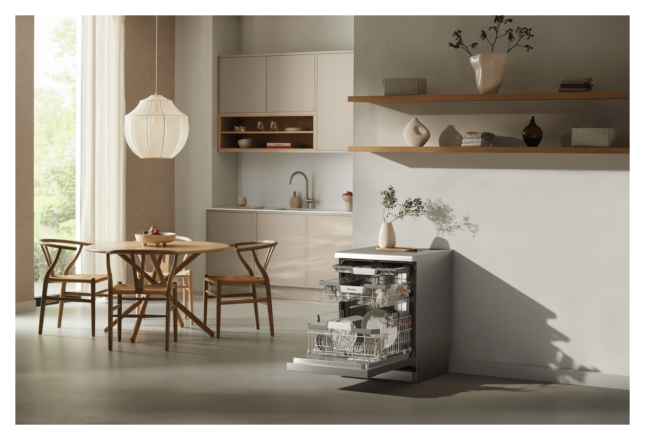 G7210SC Front 60 cm Geschirrspüler freistehend Leise 14 Maßgedecke Wärmetauscher & Auto Open 