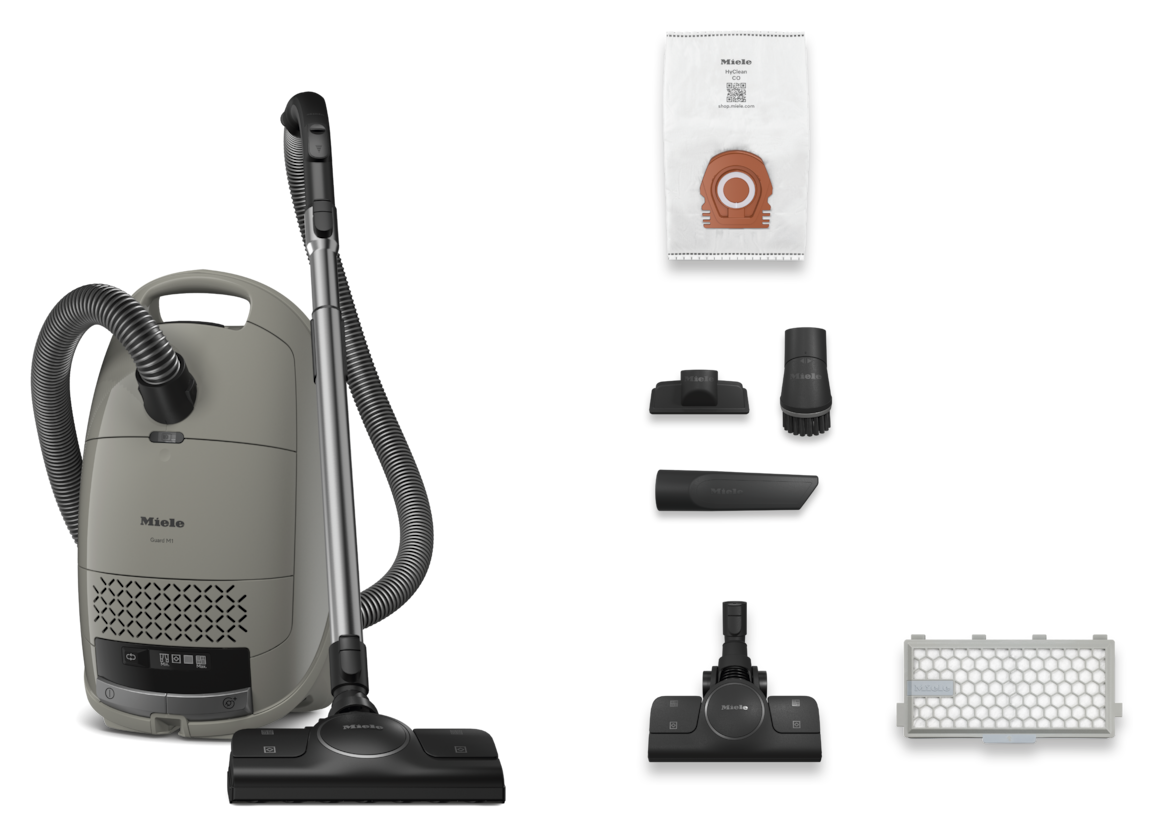 Guard M1 Silence Bodenstaubsauger mit Staubbeutel 550 W Miele Silence AirClean  (Schwarz, Grau) 
