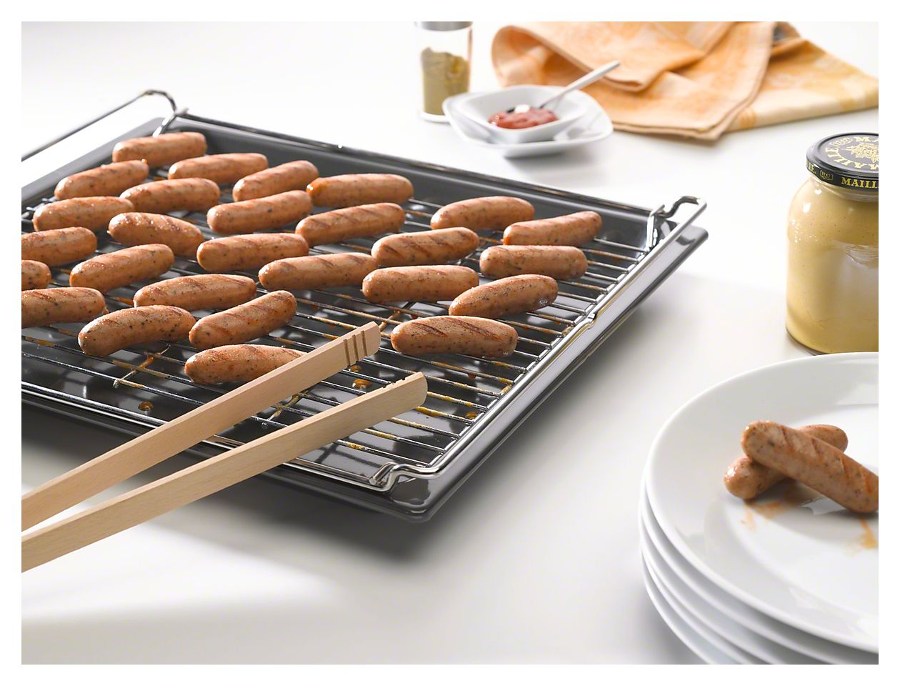 HBBR71 Back- Bratrost mit PerfectClean Veredelung 44,36 cm x 38,0 cm x 2,5 cm 