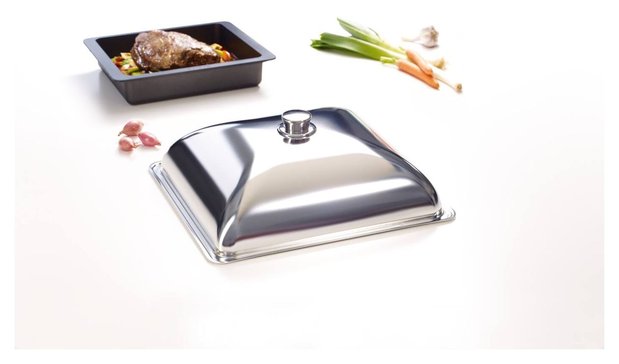 HBD 60-35 Deckel für Gourmet-Bräter HUB 61-35 und HUB 5000 Edelstahl 