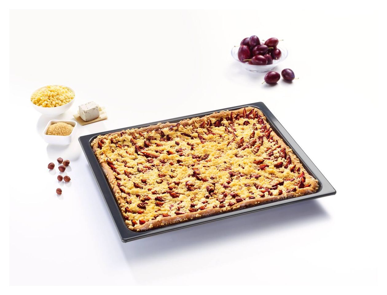 HUBB71 Original Miele Universalblech mit PerfectClean Veredelung 44,8 cm x 38,6 cm x 3,475 cm 