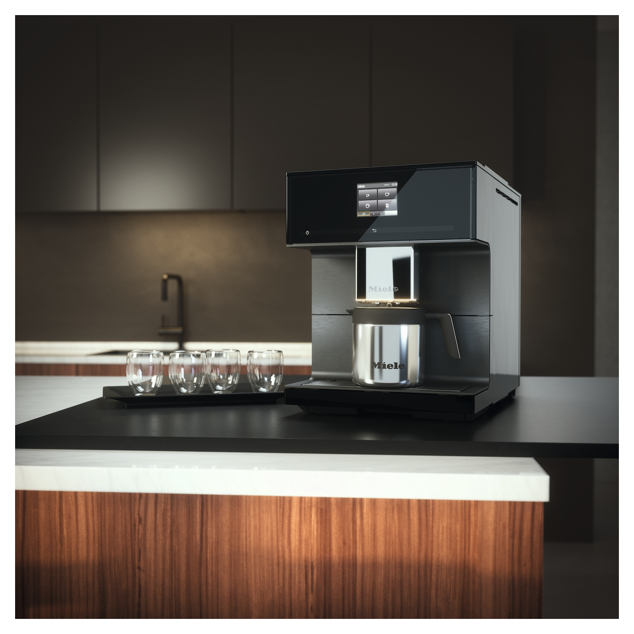 Isolierkanne CJ Jug 1,0l  Karaffe  (Schwarz, Silber) 