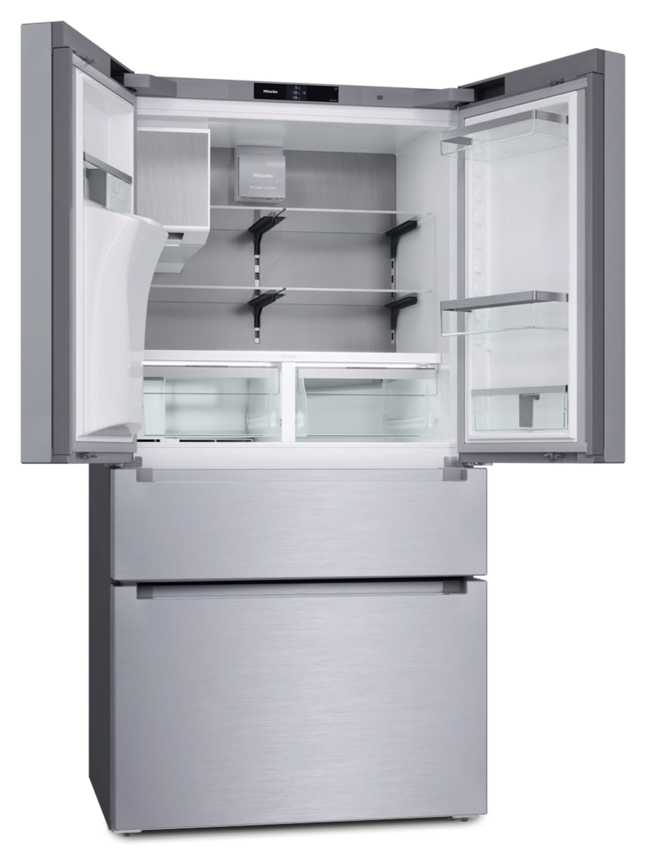 KFFD6765 Side-by-Side Kühl-/ Gefrierkombination French Door 308 l / 230 l 283,61 kWh NoFrost 1805 mm x 906 mm  (Edelstahl) 