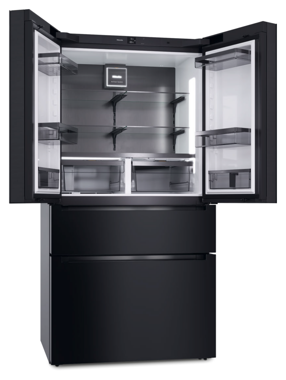 KFFD6867 Side-by-Side Kühl-/ Gefrierkombination French Door 356 l / 231 l 286,89 kWh NoFrost 1805 mm x 906 mm  (Schwarz) 