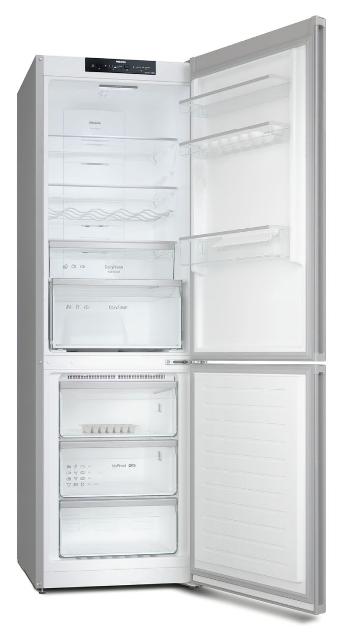 KFN4374ED 237 l / 89 l Kühl-Gefrierkombi freistehend NoFrost 238 kWh Jahr  (Silber) 