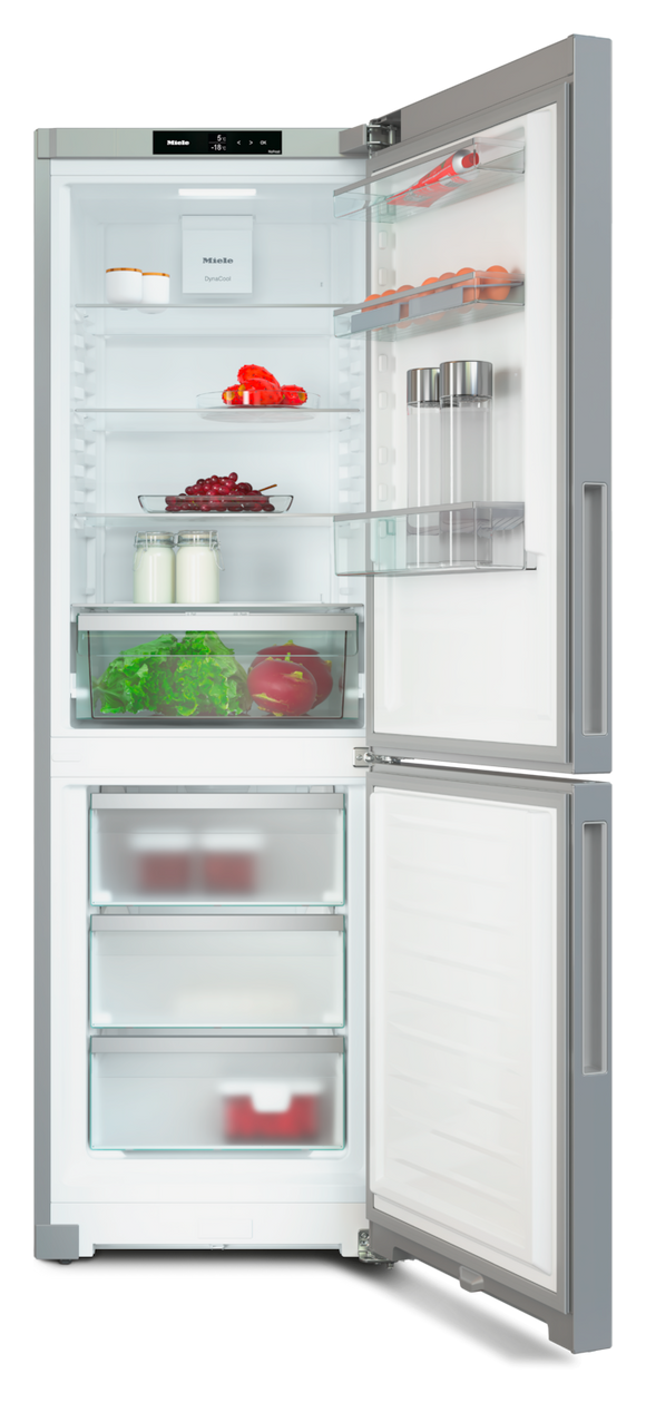 KFN4375BD 227 l / 103 l Kühl-Gefrierkombi freistehend NoFrost 127,75 kWh Jahr  (Edelstahl) 