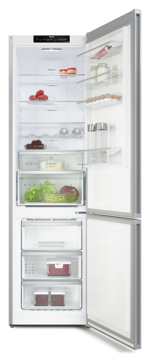 KFN4394ED 279 l / 89 l Kühl-Gefrierkombi freistehend NoFrost 238 kWh Jahr  (Silber) 