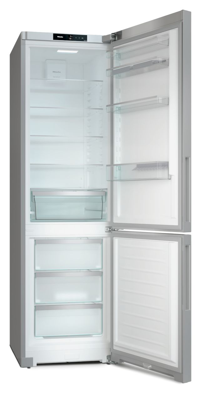 KFN4395CD 268 l / 103 l Kühl-Gefrierkombi freistehend NoFrost 162 kWh Jahr  (Edelstahl) 