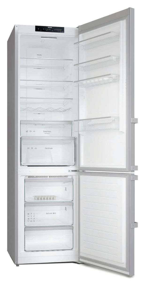 KFN4494ED 279 l / 89 l Kühl-Gefrierkombi freistehend NoFrost 238 kWh Jahr  (Silber) 
