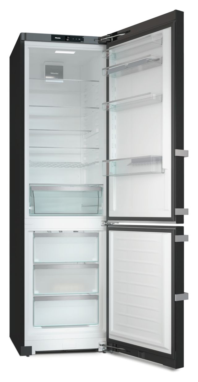 KFN4795BD 270 l / 103 l Kühl-Gefrierkombi freistehend 129 kWh Jahr  (Schwarz) 