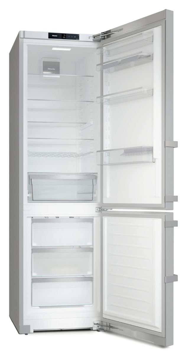 KFN4795DD 270 l / 103 l Kühl-Gefrierkombi freistehend NoFrost 203 kWh Jahr  (Silber) 