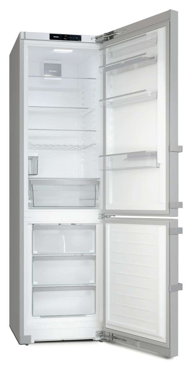 KFN4799DDE 270 l / 104 l Kühl-Gefrierkombi freistehend NoFrost 203,3 kWh Jahr  (Edelstahl) 