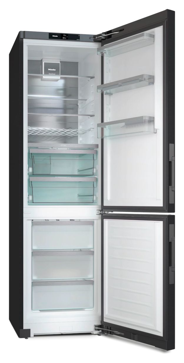 KFN4898ADbs 259 l / 103 l Kühl-Gefrierkombi freistehend NoFrost 115 kWh Jahr  (Schwarz) 