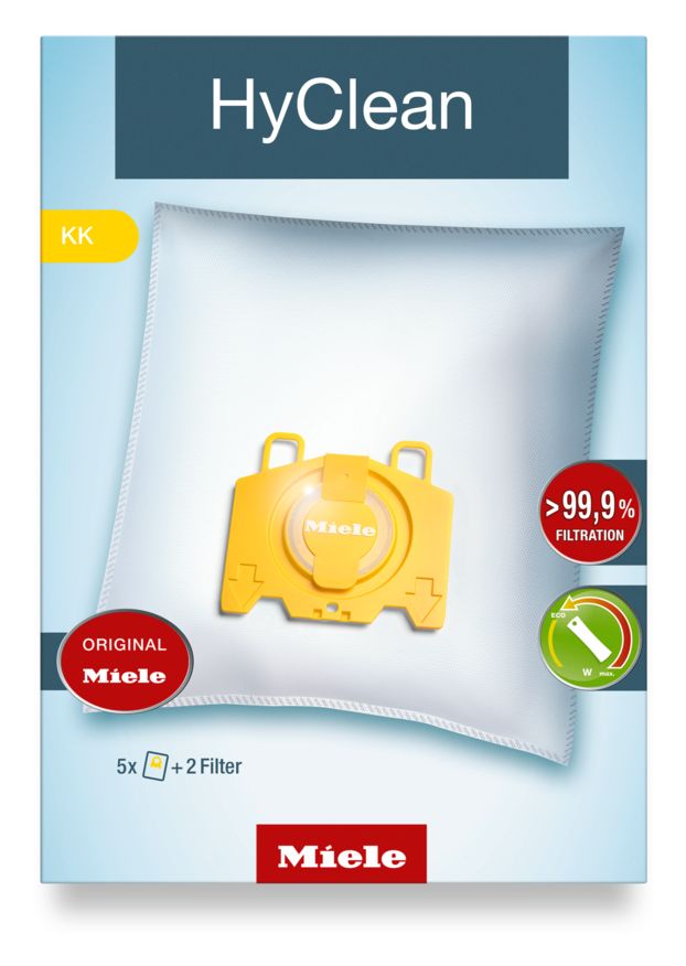 KK HyClean Staubsaugerbeutel 5 Beutel 1 Motorschutzfilter 1 Abluftfilter 