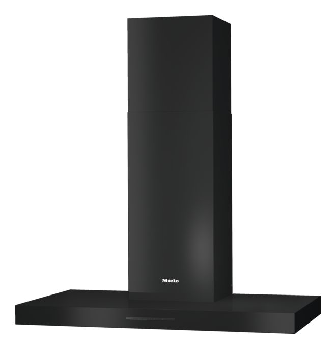 PUR98W Abluft/Umluft Dunstabzugshaube/Esse Wand 90 cm (Schwarz) 