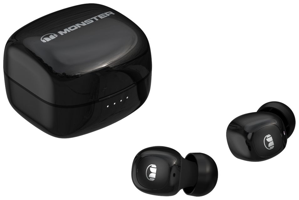 N-Lite 110 AirLinks In-Ear Bluetooth Kopfhörer Kabellos TWS 4 h Laufzeit IPX4 (Schwarz) 