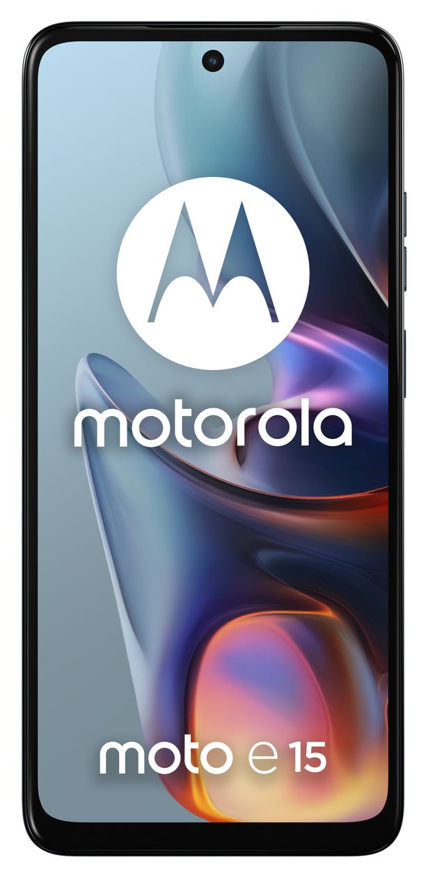 Moto E15 64 GB 4G Smartphone 16,9 cm (6.67 Zoll) 2,0 GHz Android 32 MP Einzelne Kamera Kamera Dual Sim WiFi 5  (Blau) 
