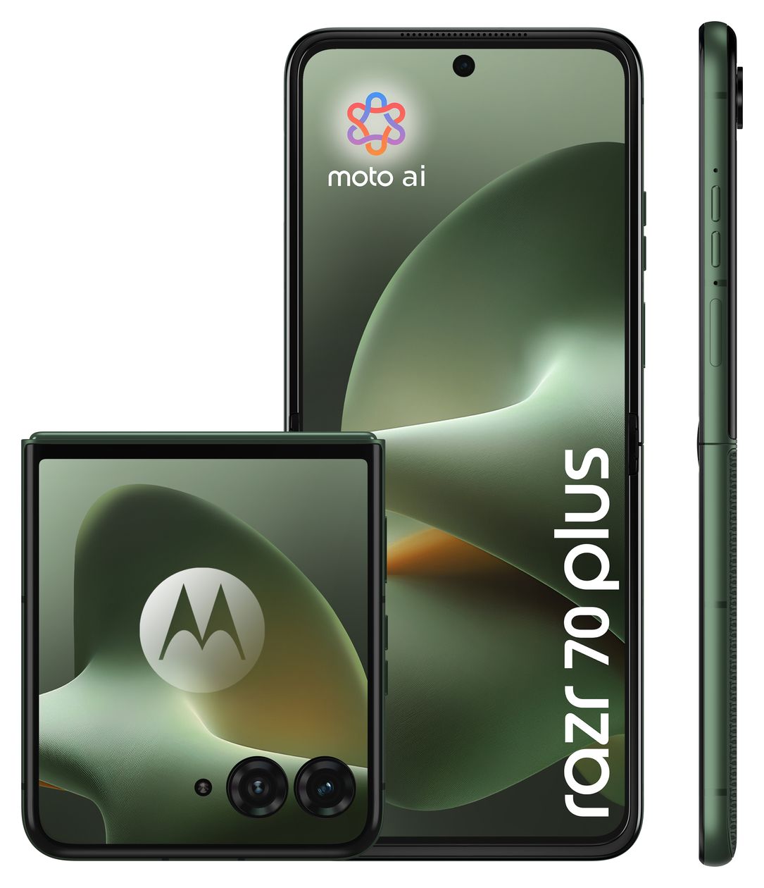 Razr 70 plus 512 GB 5G Smartphone 17,5 cm (6.9 Zoll) Android 50 MP Dual Kamera Dual Sim WiFi 7 (PANTONE Mountain View) 
