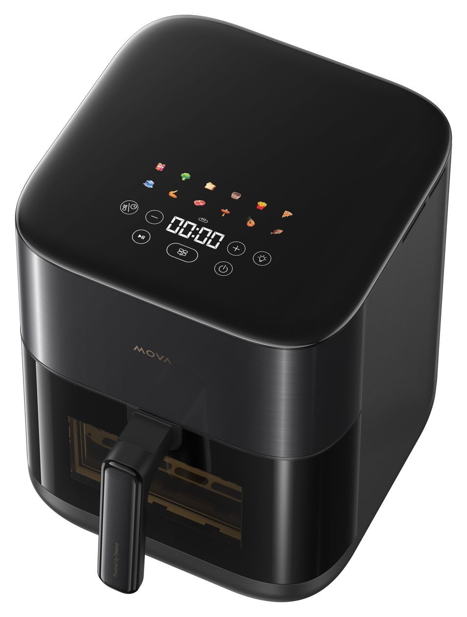 FD10 Pro AeroChef Heißluftfritteuse 6 l 1800 W  (Schwarz) 