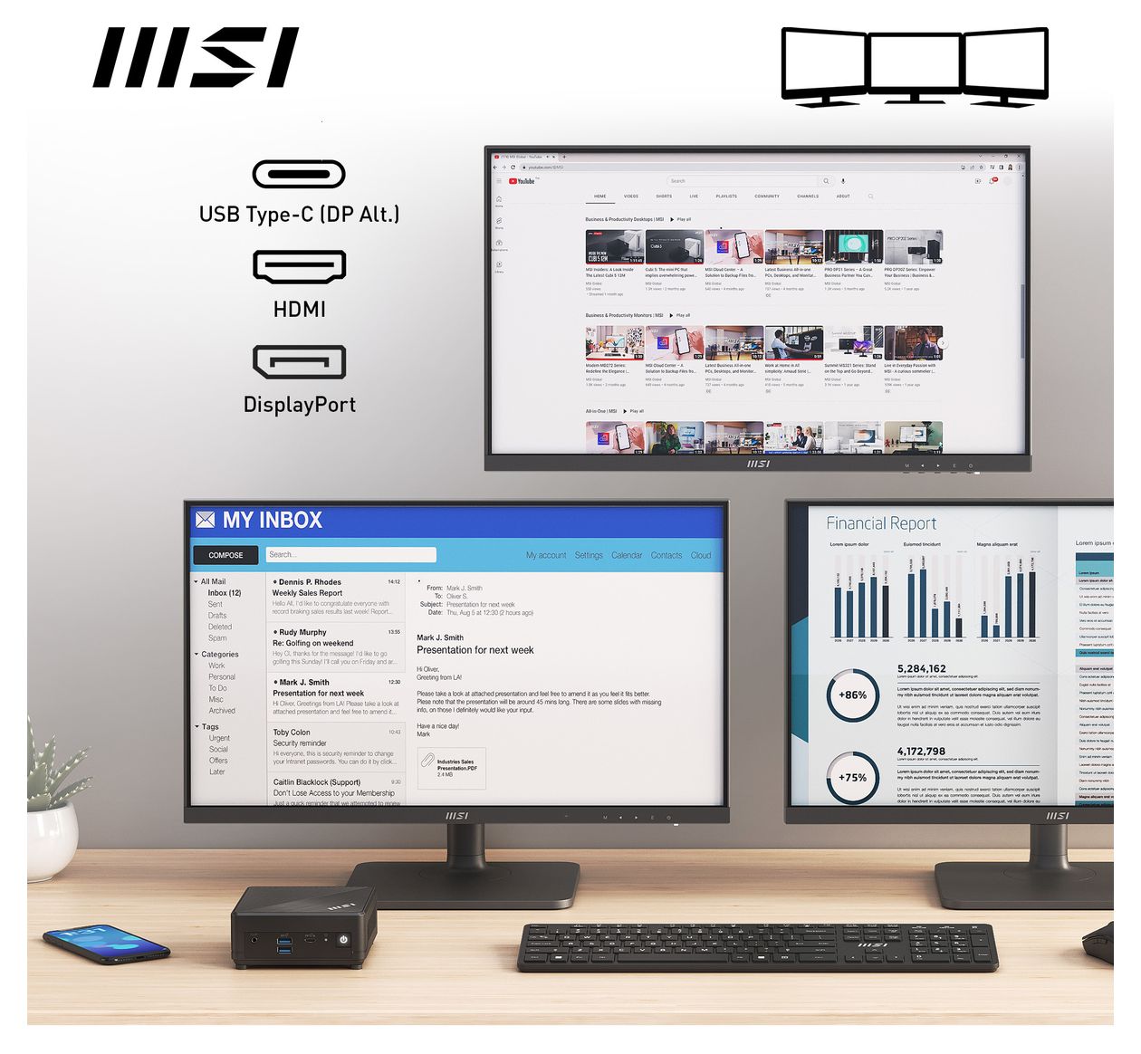Cubi N ADL-007DE Mini-PC Intel® N 4 GB Ram 128 GB SSD Windows 11 Pro intern 