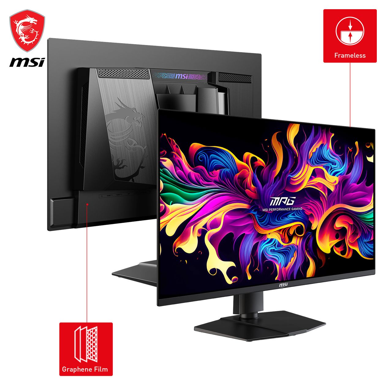 MPG 271QRXDE QD-OLED Quad HD Monitor 67,3 cm (26.5 Zoll) 16:9 1 ms 250 cd/m²  (Schwarz) 