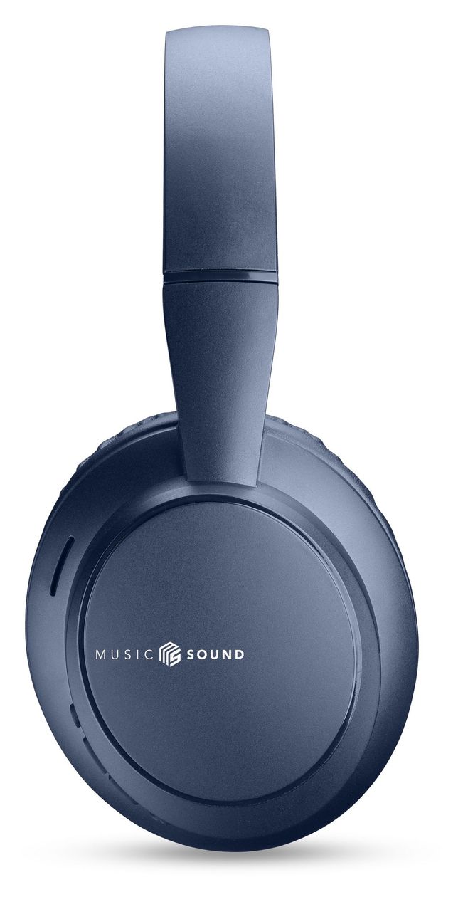 Boost Over Ear Bluetooth Kopfhörer kabellos  (Blau) 