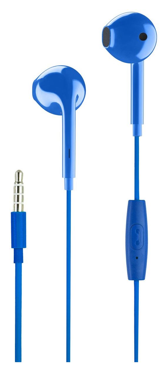 Color In-Ear Kopfhörer Kabelgebunden  (Blau) 